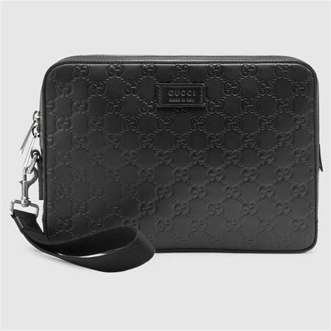 gucci clutch bag men's|gucci leather bags for men.